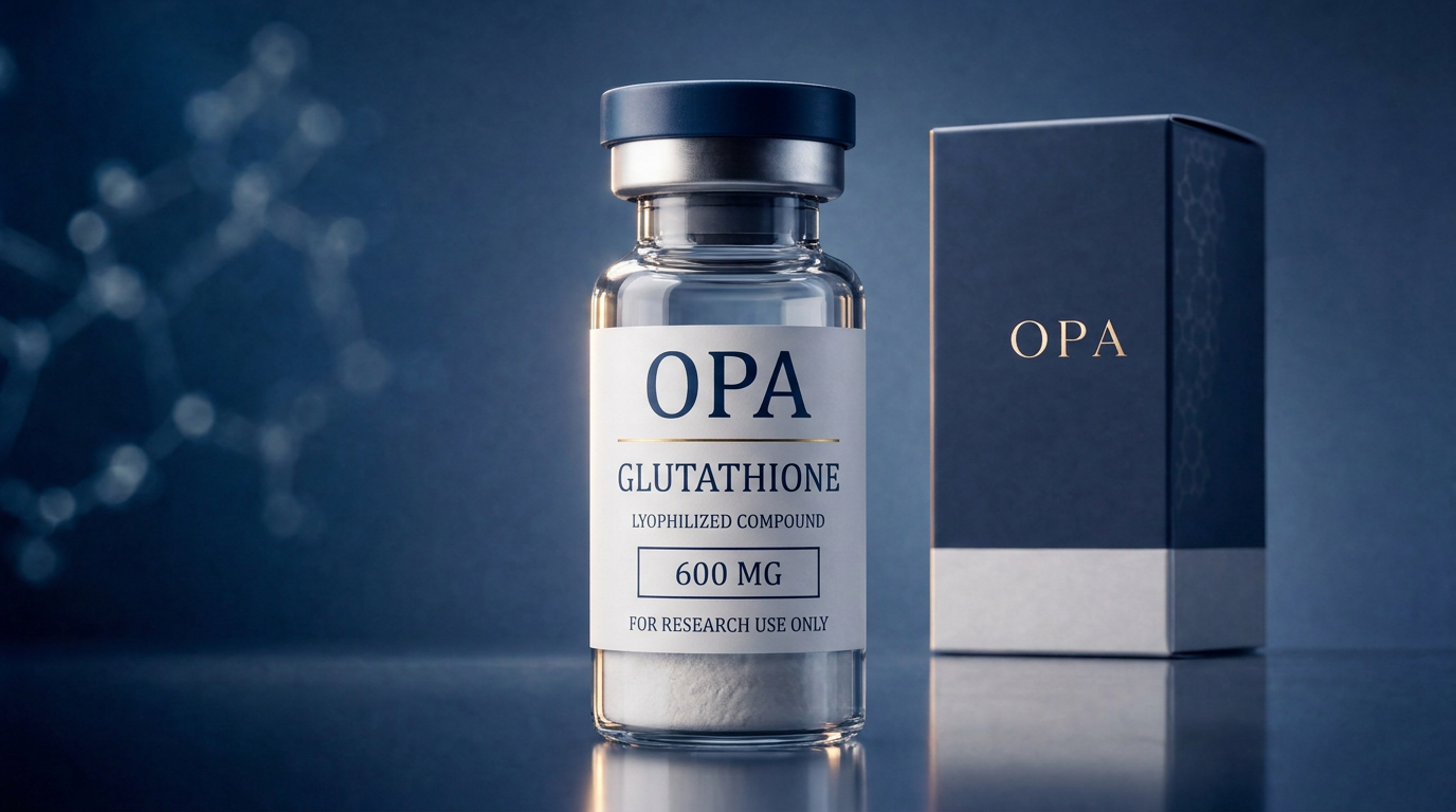 Opa Peptides Glutathione 600 mg research vial