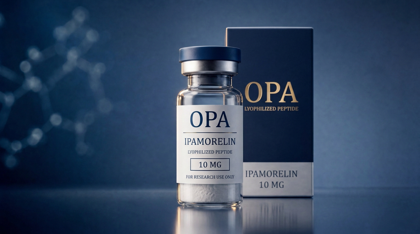 Opa Peptides Ipamorelin 10 mg research vial
