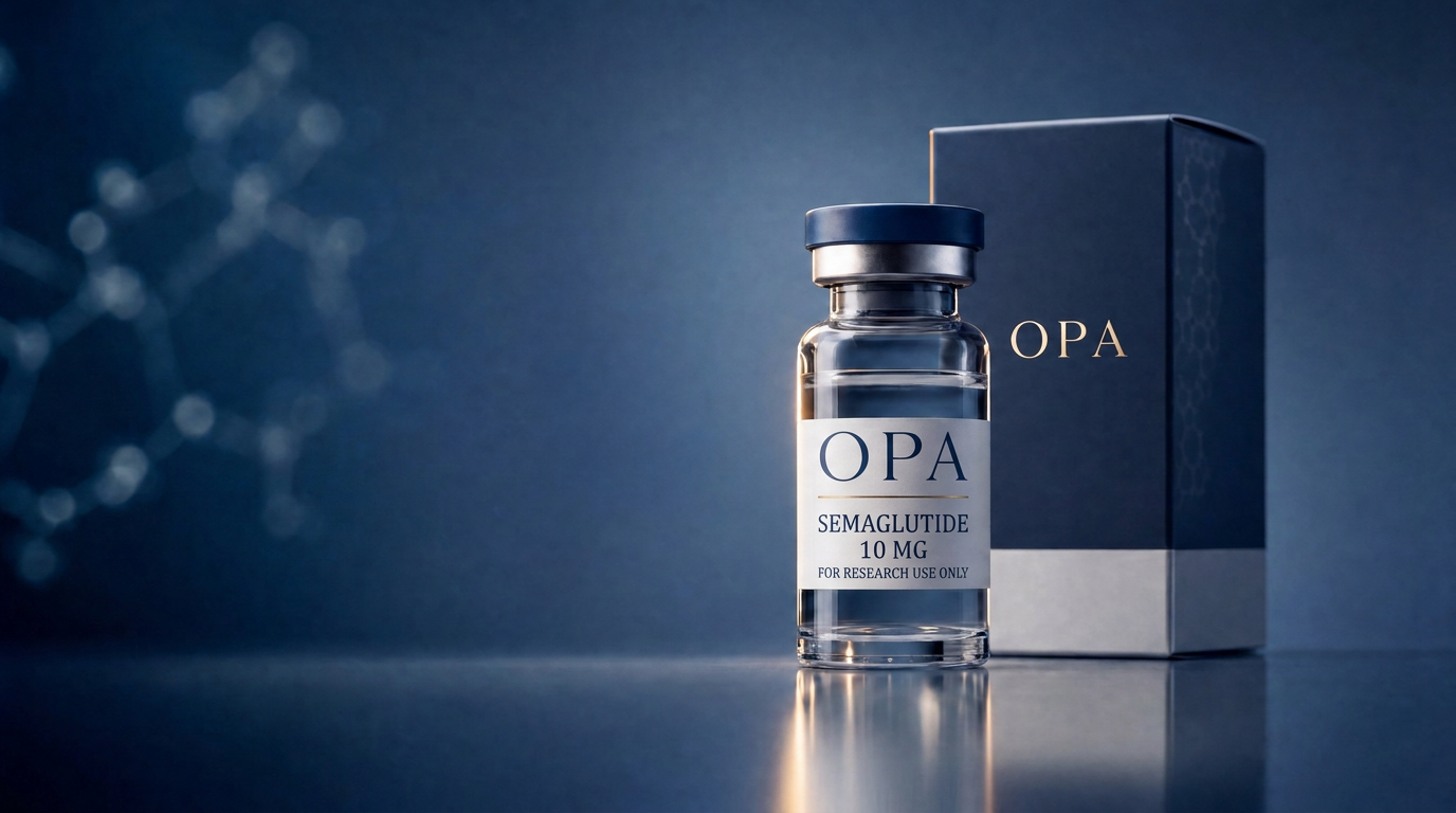 Opa Peptides Semaglutide lyophilized research vial